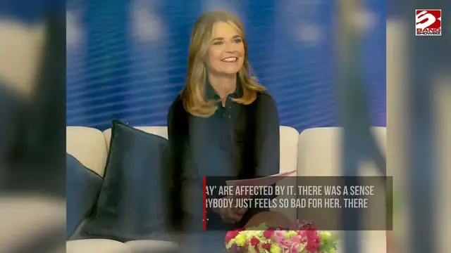 Video thumbnail for Savannah Guthrie receives full support from Today show colleagues
