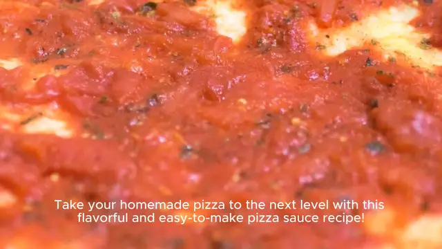 Video thumbnail for Perfect Pizza Sauce Recipe