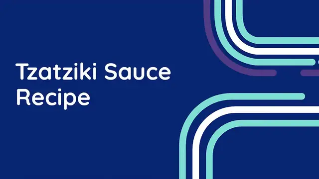 Video thumbnail for Tzatziki sauce recipe