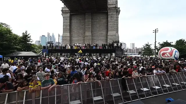 Video thumbnail for NY: Adidas FIFA World Cup 2026 Watch Party In Brooklyn.
