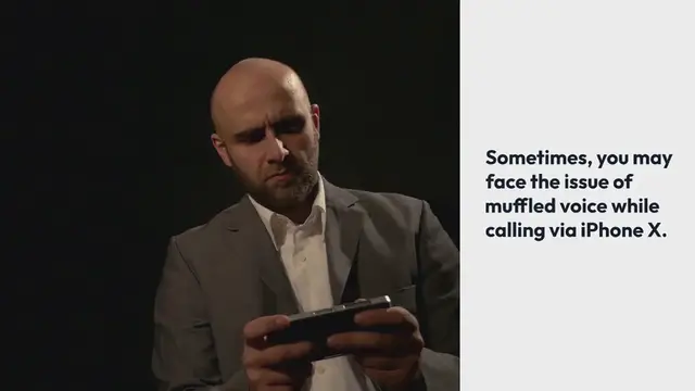 Video thumbnail for iPhone X Microphone Muffled, 9 Fixes