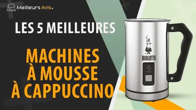 Video thumbnail for ⭐️ MEILLEURE MACHINE À MOUSSE À CAPPUCCINO - Comparatif 2024