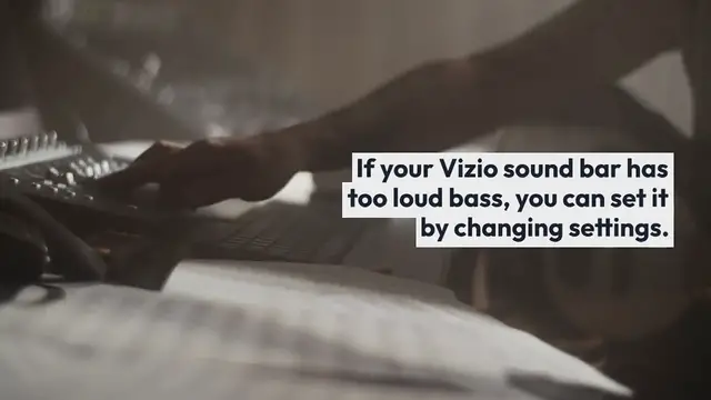 Video thumbnail for The Vizio Sound Bar Bass Too Loud