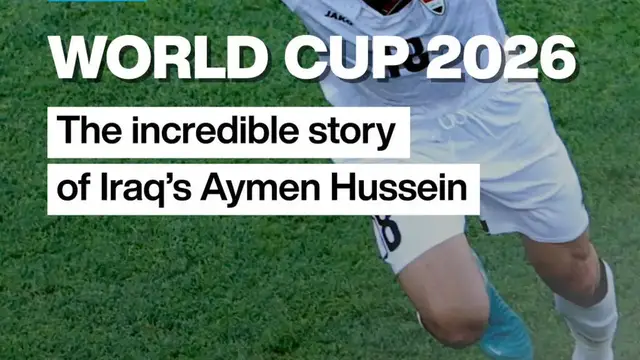 Video thumbnail for World Cup 2026: The incredible story of Iraq’s Aymen Hussein