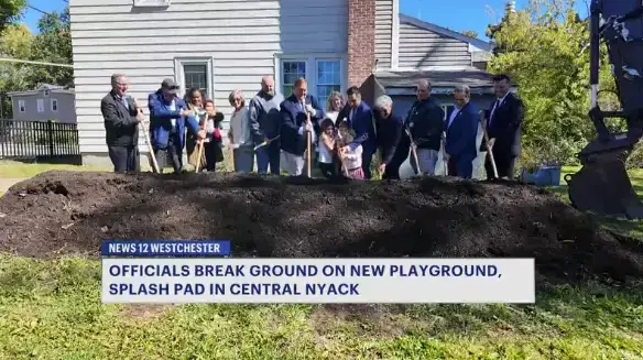 Video thumbnail for Central Nyack playground and splash pad project breaks ground