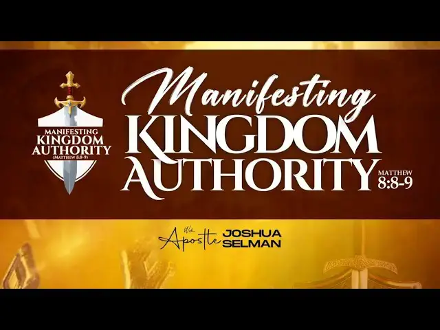 Video thumbnail for WHAT IS POWER, AUTHORITY & JURISDICTION TITLED:MANIFESTING KINGDOM AUTHORITY APOSTLE JOSHUA SELMAN