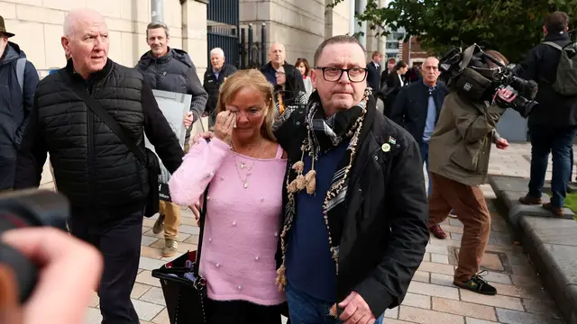 'Video thumbnail for Bloody Sunday families condemn British soldier’s acquittal'