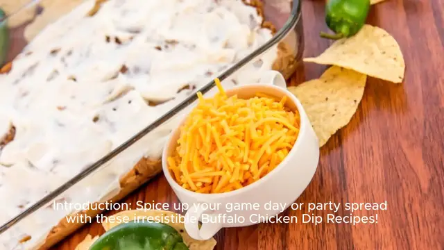 Video thumbnail for Buffalo Chicken Dip Recipes