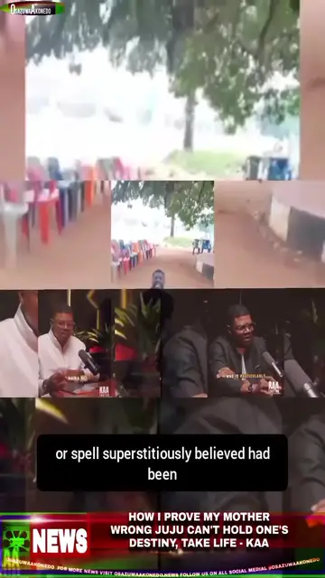 Video thumbnail for How I Prove My Mother Wrong Juju Can’t Hold One’s Destiny, Take Life – KAA