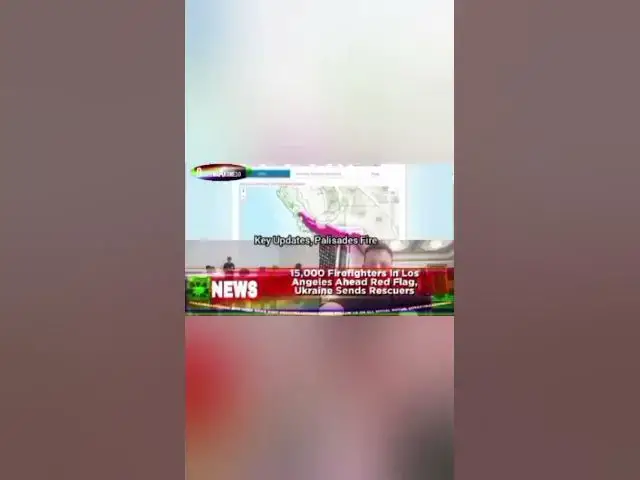 Video thumbnail for 15,000 Firefighters In Los Angeles Ahead Red Flag, Ukraine Sends Rescuers