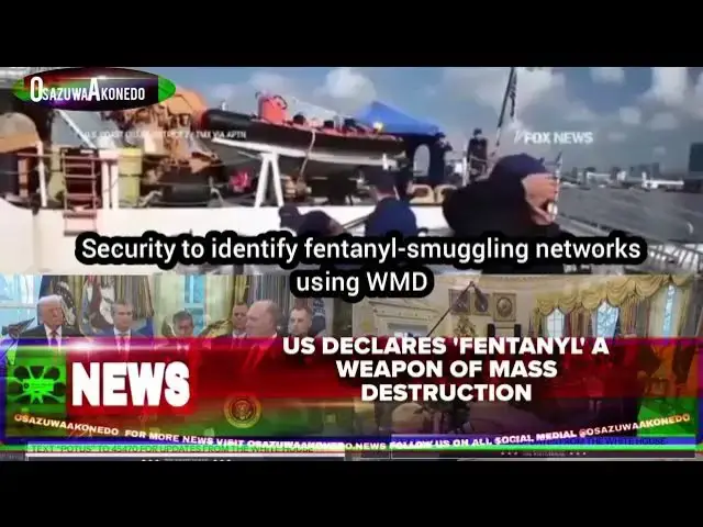 Video thumbnail for US Declares 'Fentanyl' A Weapon Of Mass Destruction