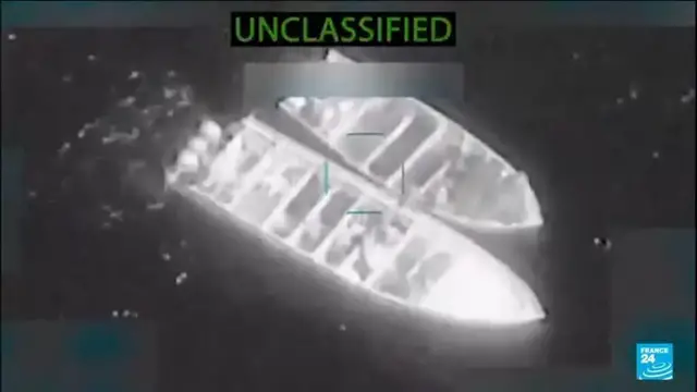 'Video thumbnail for US launches strikes on alleged drug-running boats off Colombia, killing 14'