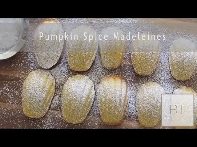 Video thumbnail for Pumpkin Spice Madeleines | Byron Talbott
