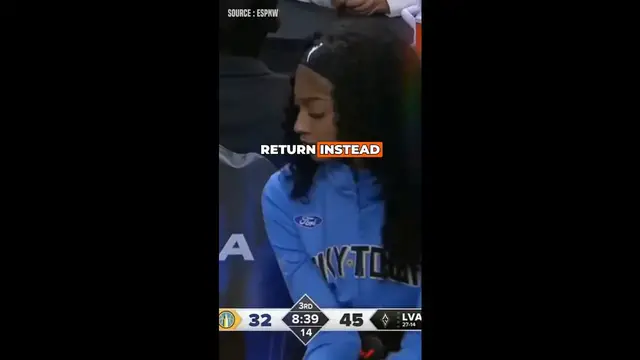 'Video thumbnail for Angel Reese Sits Out Second Half Against Las Vegas Aces Amid Controversy'