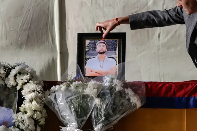 'Video thumbnail for Body of Nepali student held in Gaza returned to Kathmandu'