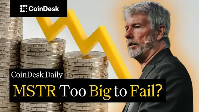 Video thumbnail for Strategy's bitcoin bet is now a $13B paper loss