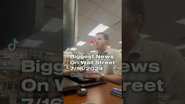 'Video thumbnail for Trump chooses a venture capitalist as his VP? | Today on #wallstreet - July 16th, 2024 #shorts'