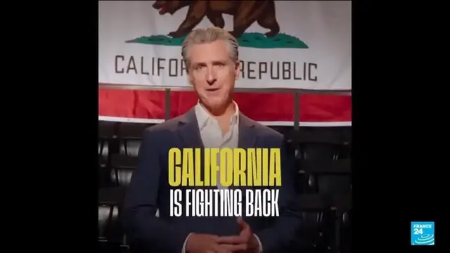 'Video thumbnail for How California's Newsom is adopting Trump tactics to take on US president'