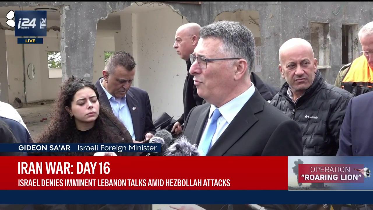 Video thumbnail for Israel says peace with Lebanon possible without Hezbollah