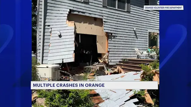 Video thumbnail for Firefighters respond to multiple crashes in Orange