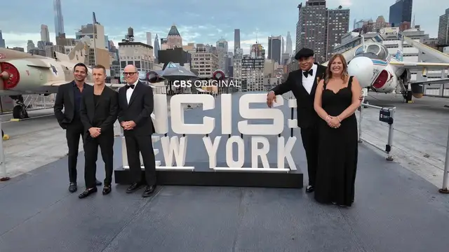 Video thumbnail for NY: CBS' NCIS: New York Premiere Screening - Arrivals 17.