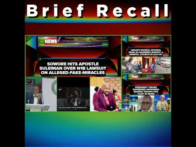 Video thumbnail for NewsBriefRecall @12pm 14-12