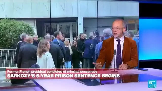 'Video thumbnail for Nicolas Sarkozy serving prison sentence is 'completely unprecedented''