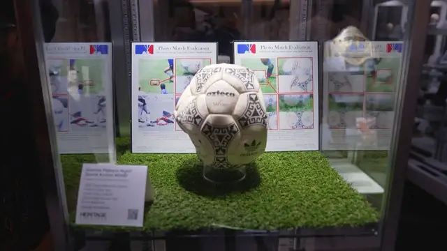 Video thumbnail for Maradona’s ‘Hand of God’ ball from Mexico sells for $3.35m