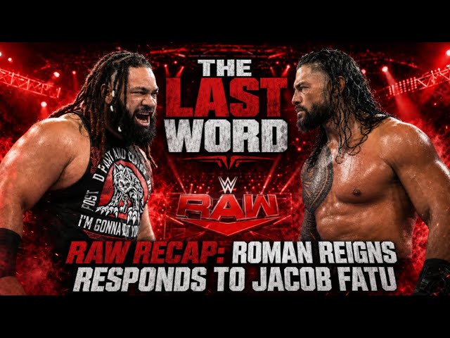 Video thumbnail for The Last Word: Roman Reigns Responds To Jacob Fatu Ahead Of Backlash | Behind The Turnbuckle #wwe
