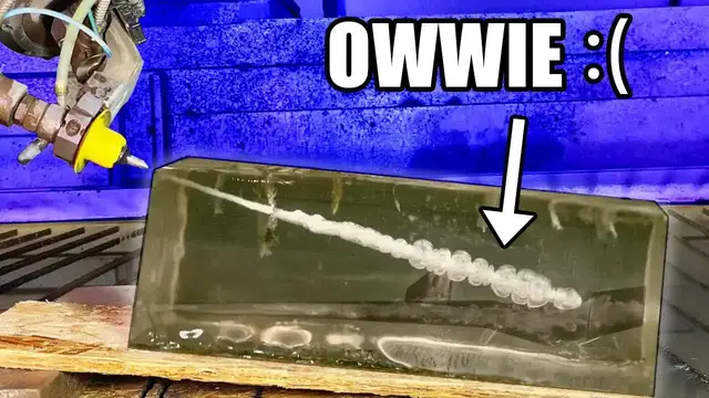 'Video thumbnail for Clear Ballistics: Pressure Washer Ballistic Gel Nozzle Test - Slow Motion'