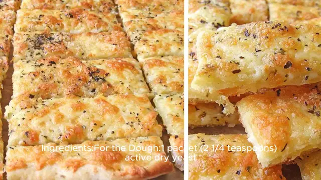 Video thumbnail for Cheesy Garlic Breadsticks Recipe