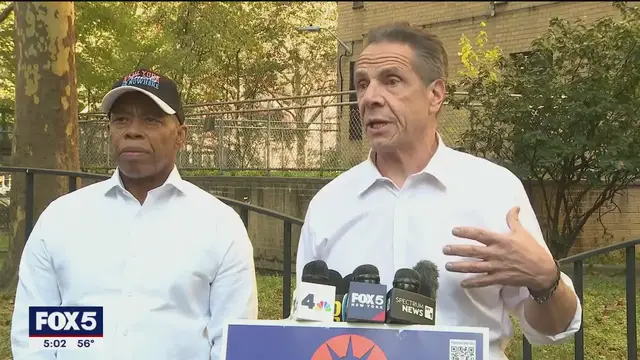'Video thumbnail for Mamdani, Sliwa react to Mayor Adams backing Cuomo in stunning reversal'