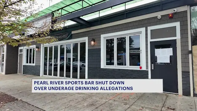 Video thumbnail for Pearl River bar's liquor license suspended after underage drinking allegations