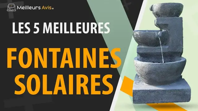 Video thumbnail for ⭐️ MEILLEURE FONTAINE SOLAIRE - Avis & Guide d'achat (Comparatif 2022)