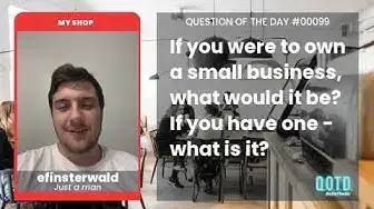 Video thumbnail for efinsterwald is ready to chop some wood. Great business acumen!