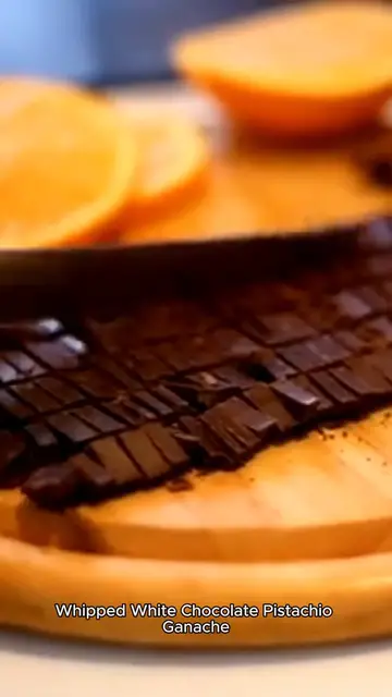 Video thumbnail for whipped white chocolate pistachio ganache recipe