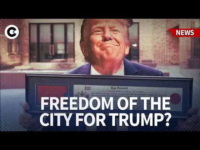 'Video thumbnail for Why Donald Trump could be offered the Freedom of the City of London'