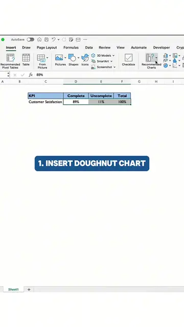 Video thumbnail for Create a KPI chart in #Excel using these 6 easy steps