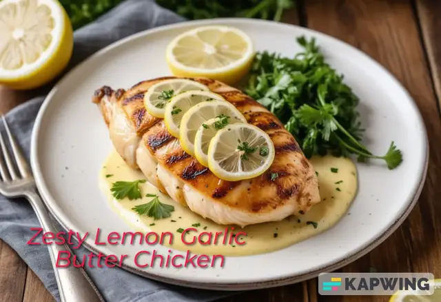 Video thumbnail for Zesty Lemon Garlic Butter Chicken