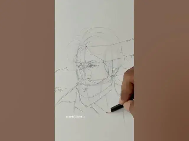 Video thumbnail for KGF 2 Drawing // Yash KGF Drawing 🦾🔨⚒ How’s it !? #kgfchapter2 #shorts