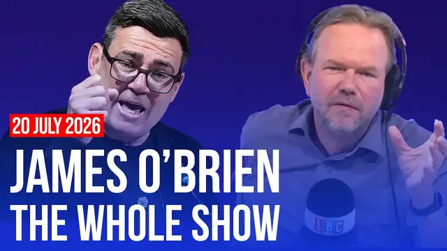 Video thumbnail for Andy Burnham becomes PM | James O’Brien - The Whole Show