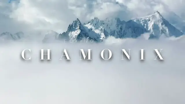 'Video thumbnail for FLYING OVER CHAMONIX (4K Aerial Film)'