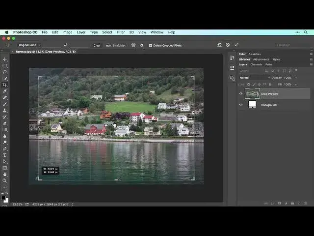 'Video thumbnail for How to edit your first photo with Photoshop crop and straighten'