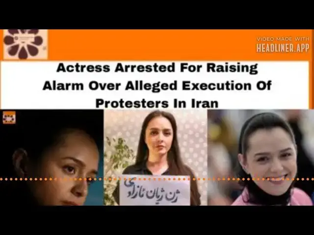 Video thumbnail for Actress Arrested For Raising Alarm Over Alleged Execution Of Protesters In Iran ~ OsazuwaAkonedo