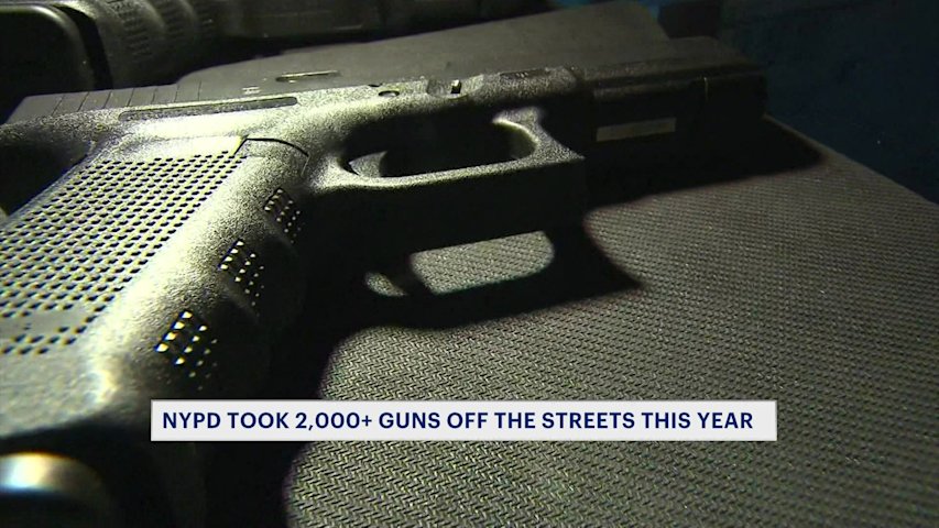 Video thumbnail for Tisch: Over 2,000 guns removed from NYC streets in 2026 as shootings hit record lows