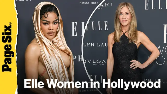 Video thumbnail for Elle Women in Hollywood honors and speeches: Jennifer Aniston, Teyana Taylor, Emily Blunt