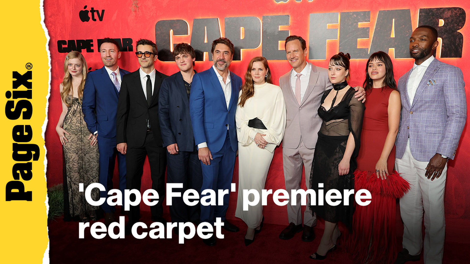 Video thumbnail for Amy Adams, Patrick Wilson and more attended the 'Cape Fear' premiere