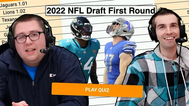 Video thumbnail for Can We Guess NFL Teams First Round Draft Picks from 2022 AND 2023?