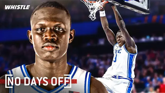 Video thumbnail for 7’2" GIANT Khaman Maluach Is THE 2025 NBA Draft Sleeper!