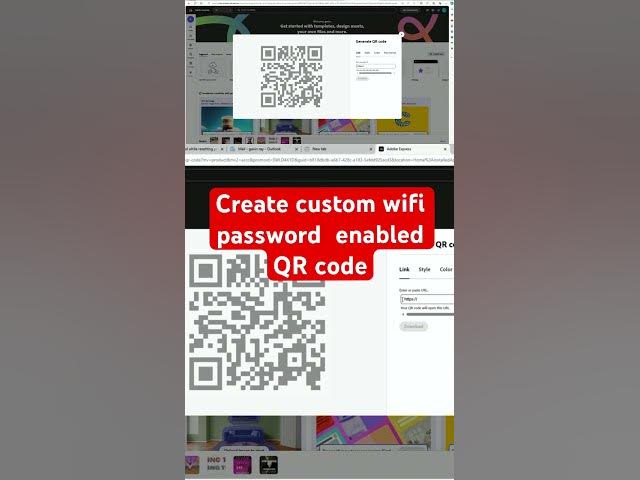 Video thumbnail for #create  #custom  brand QR code to enable wifi guest password #tutorial